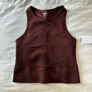 A&F YPB seamlessCORE Ribbed Scuba Tank top